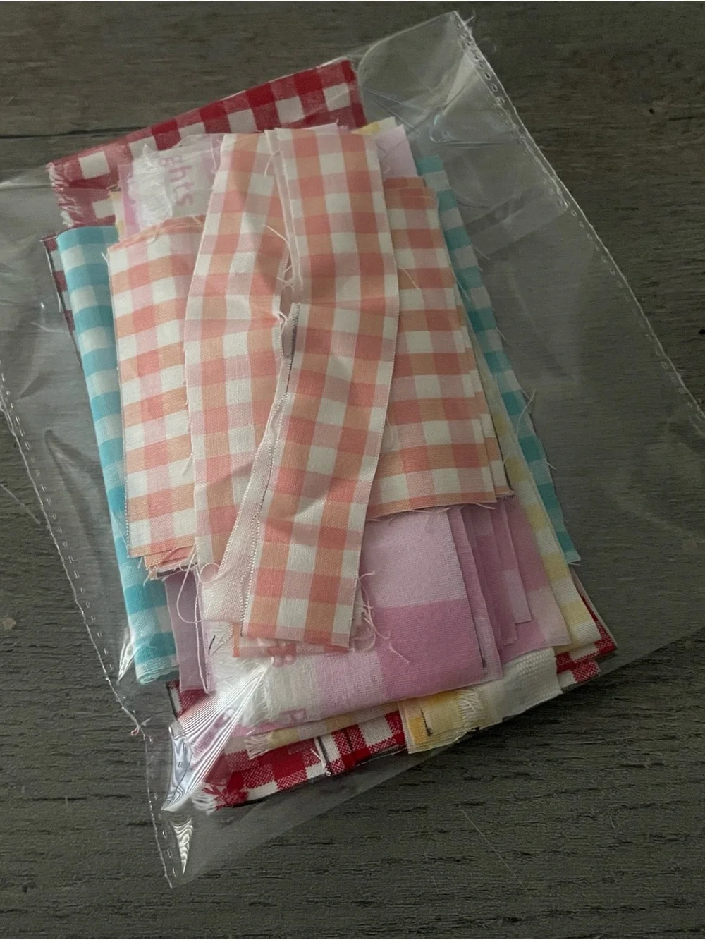 Gingham Scrap Fabric Bundle